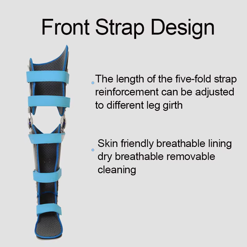 Orthèse réglable pour genou, cheville, pied, soutien des membres inférieurs, protection contre les fractures, soutien des articulations des jambes, soins de rééducation des ligaments