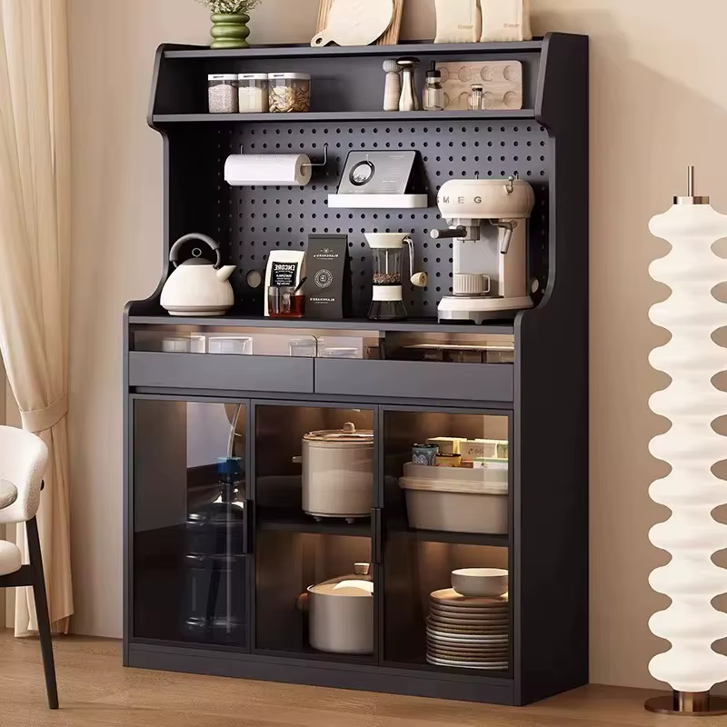 Étagères de cuisine, vitrines de salon, armoires anti-poussière, étagères de luxe, casiers de rangement pour chambre à coucher, meubles d'entrée d'angle pour adultes