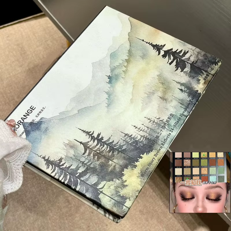 Palette de fards à paupières 24 couleurs