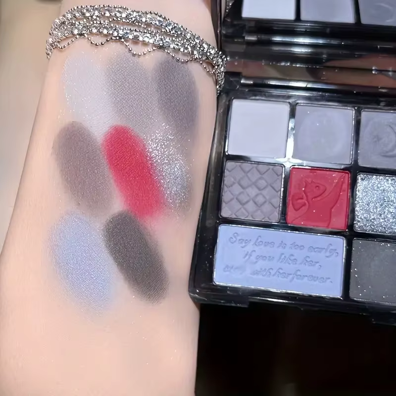 Palette de fards à paupières rétro foncé