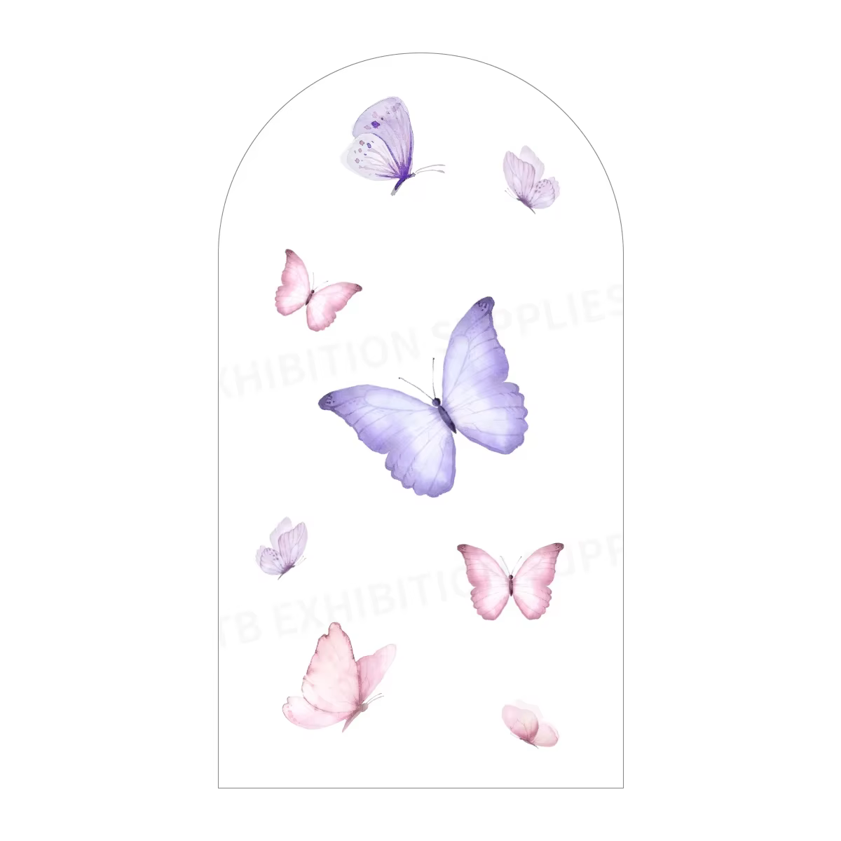 VIKAMA festif arc toile de fond couverture fleur papillon personnalisé décoration toile de fond mariage, anniversaire arc fête arrière-plans