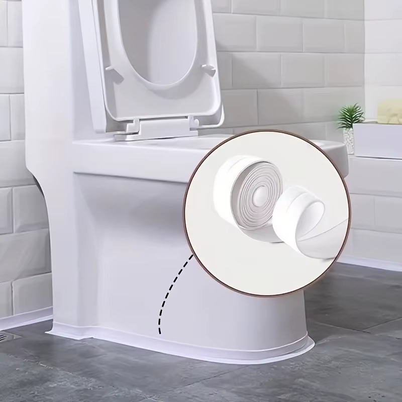 Ruban adhésif imperméable pour salle de bain! Pour baignoires, douches et plus. Anti-fuite, Anti-moisissure, Application facile.