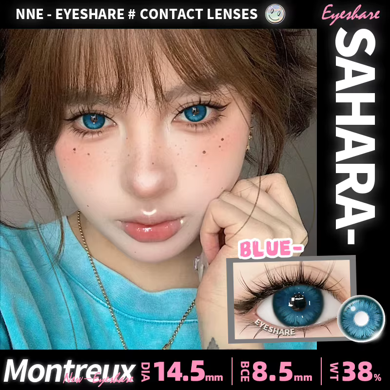 EYESHARE 1 paire de lentilles violettes pour les yeux