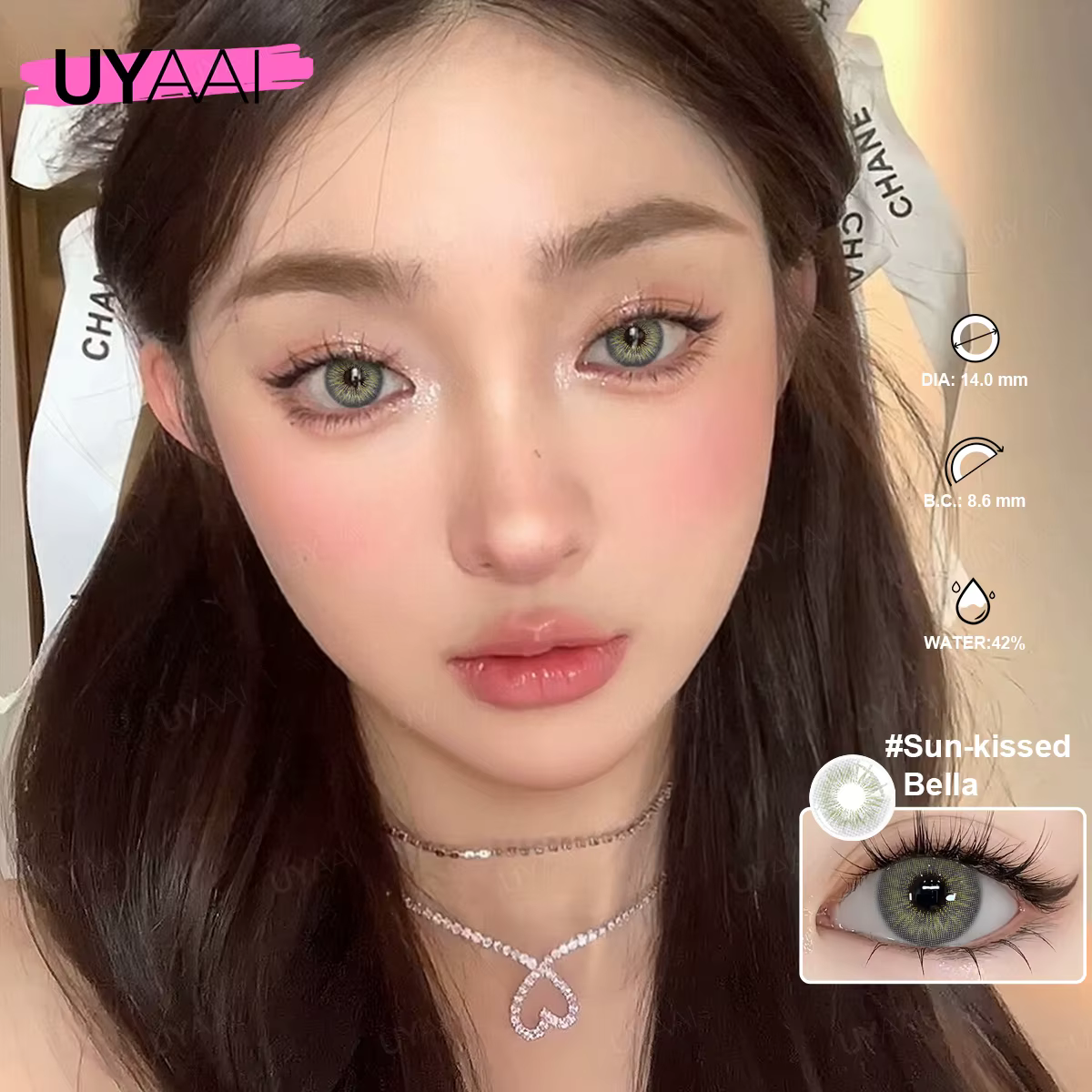 UYAAI nouvelles lentilles de Contact de couleur pour les yeux cosmétiques