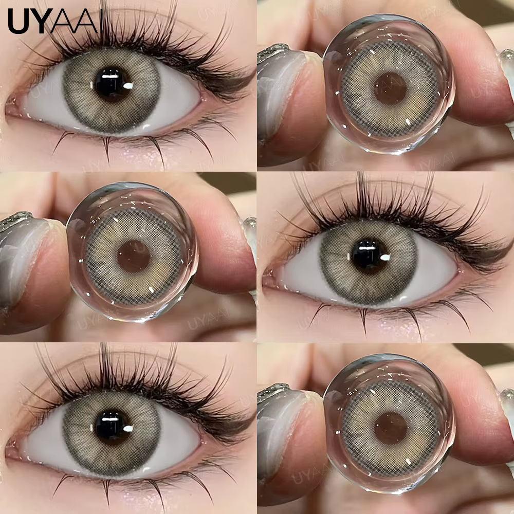 Lentilles de contact colorées UYAAI : bleues