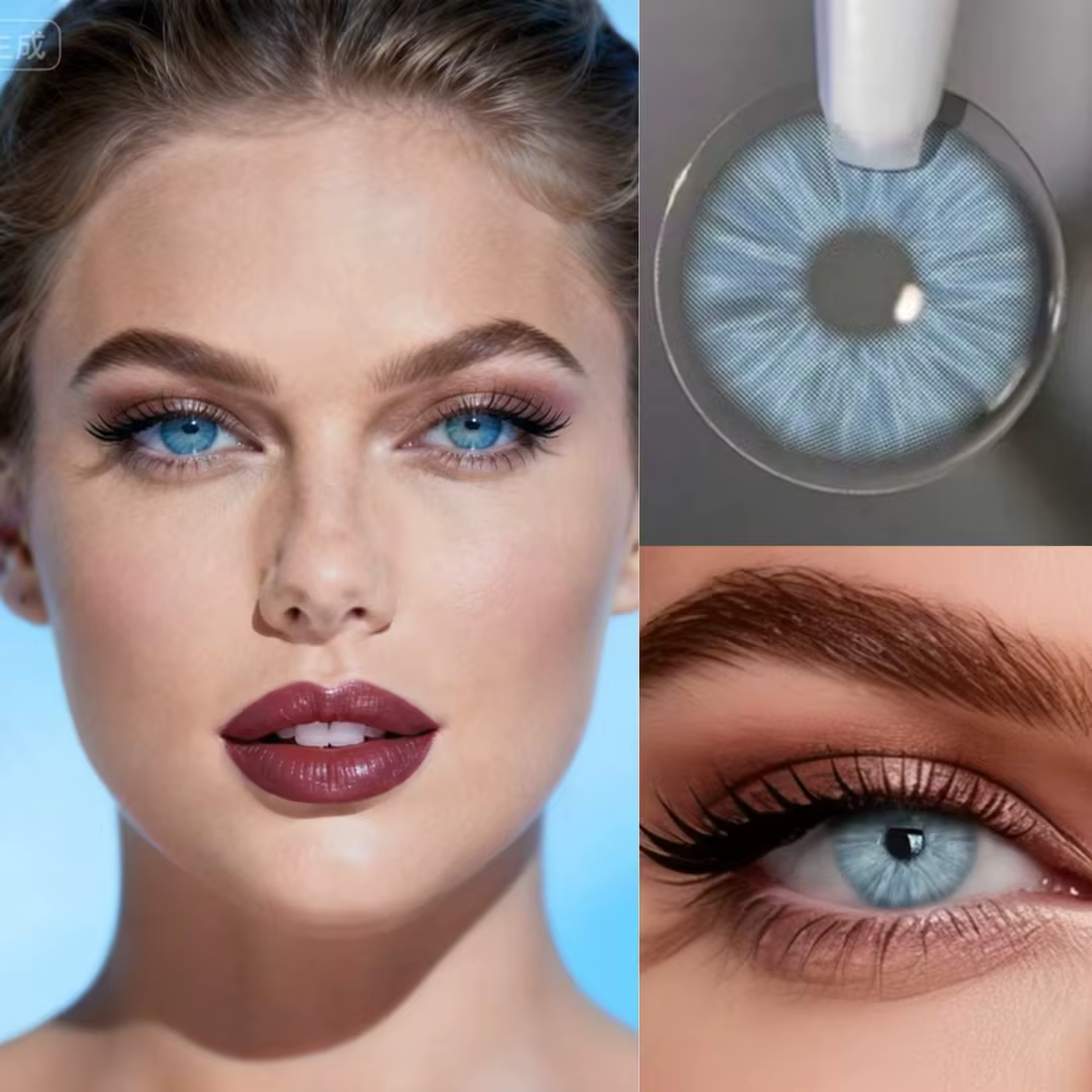 Lentilles de contact colorées naturelles pour femmes