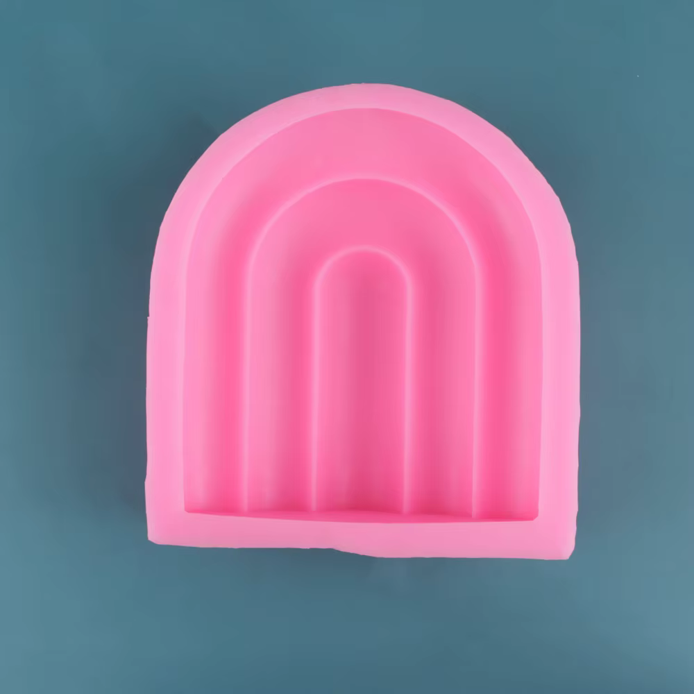 Presse-livre en béton, moule en Silicone, étagère créative en ciment de gypse, bricolage, Support de table, moules de décoration
