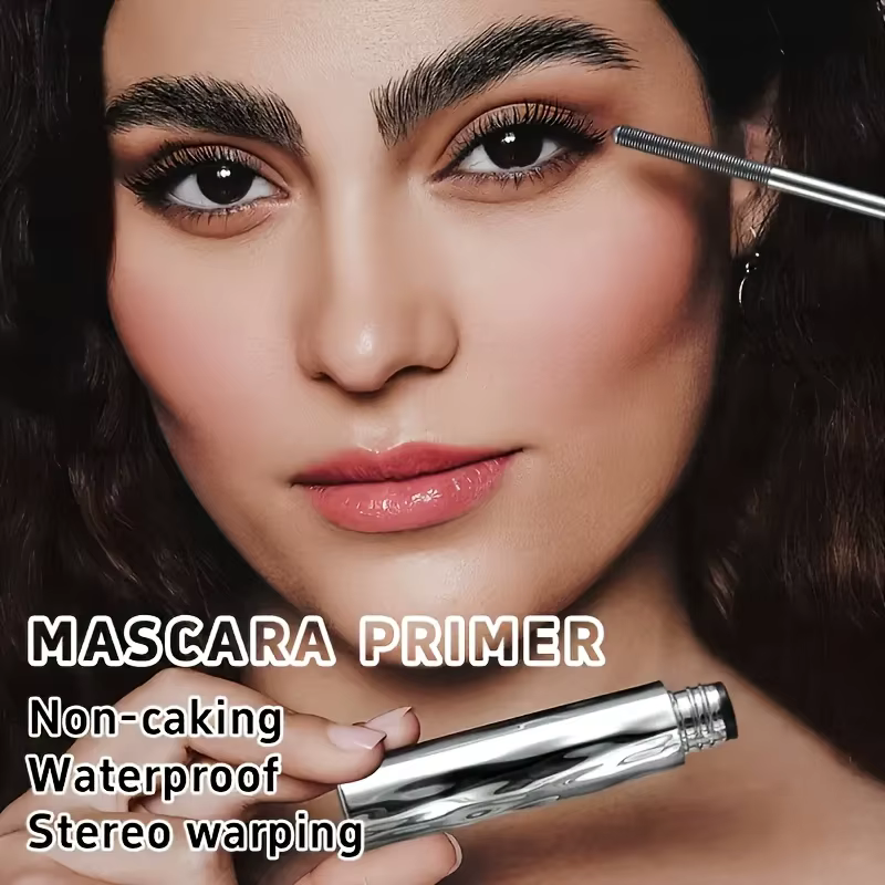 Mascara à tête de brosse en spirale imperméable