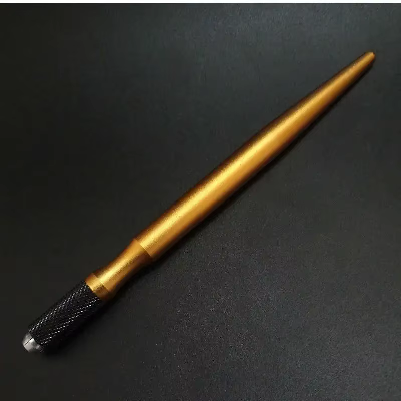 Stylo de tatouage manuel en alliage d'aluminium pour sourcils