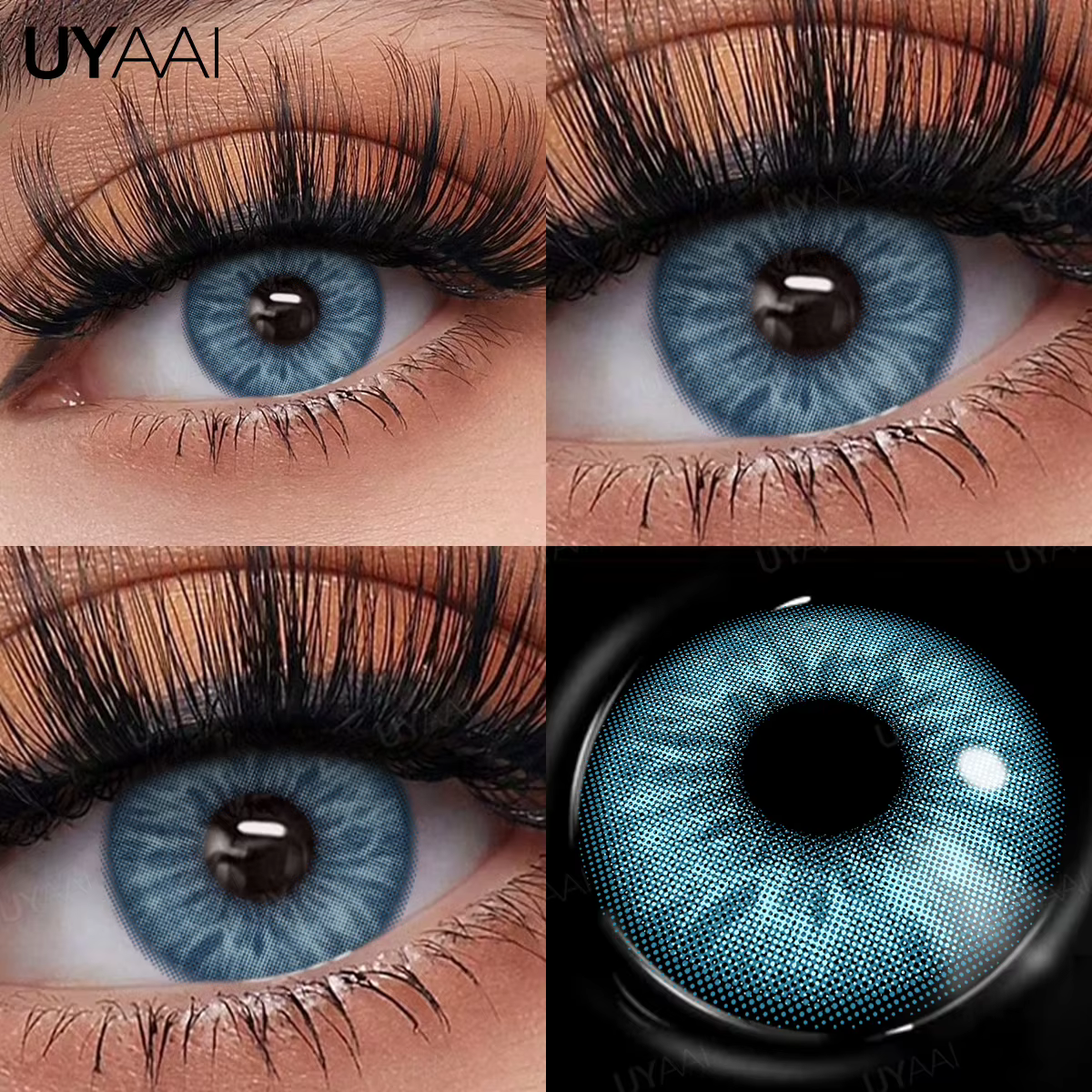 Lentilles colorées pour les yeux