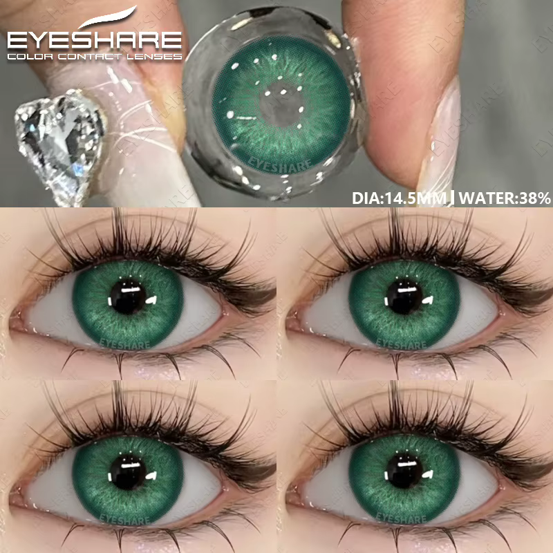 EYESHARE 1 paire de lentilles pour les yeux naturelles