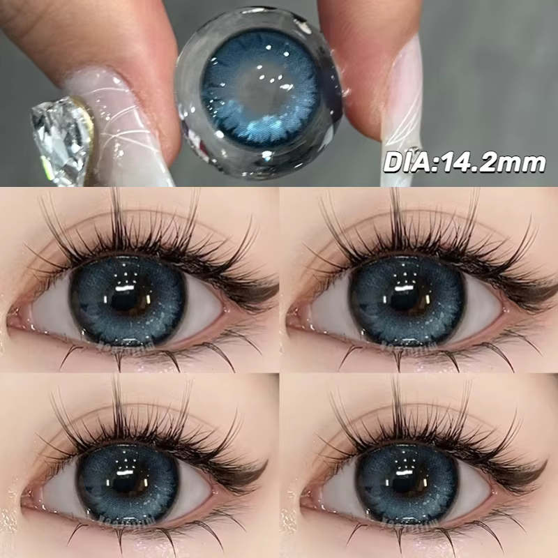 MILL CREEK 1 paire/2 pièces lentilles de Contact de couleur pour les yeux