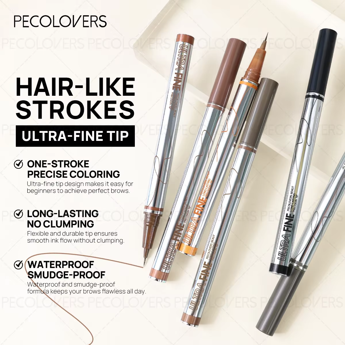 Crayon à sourcils imperméable ultra-fin
