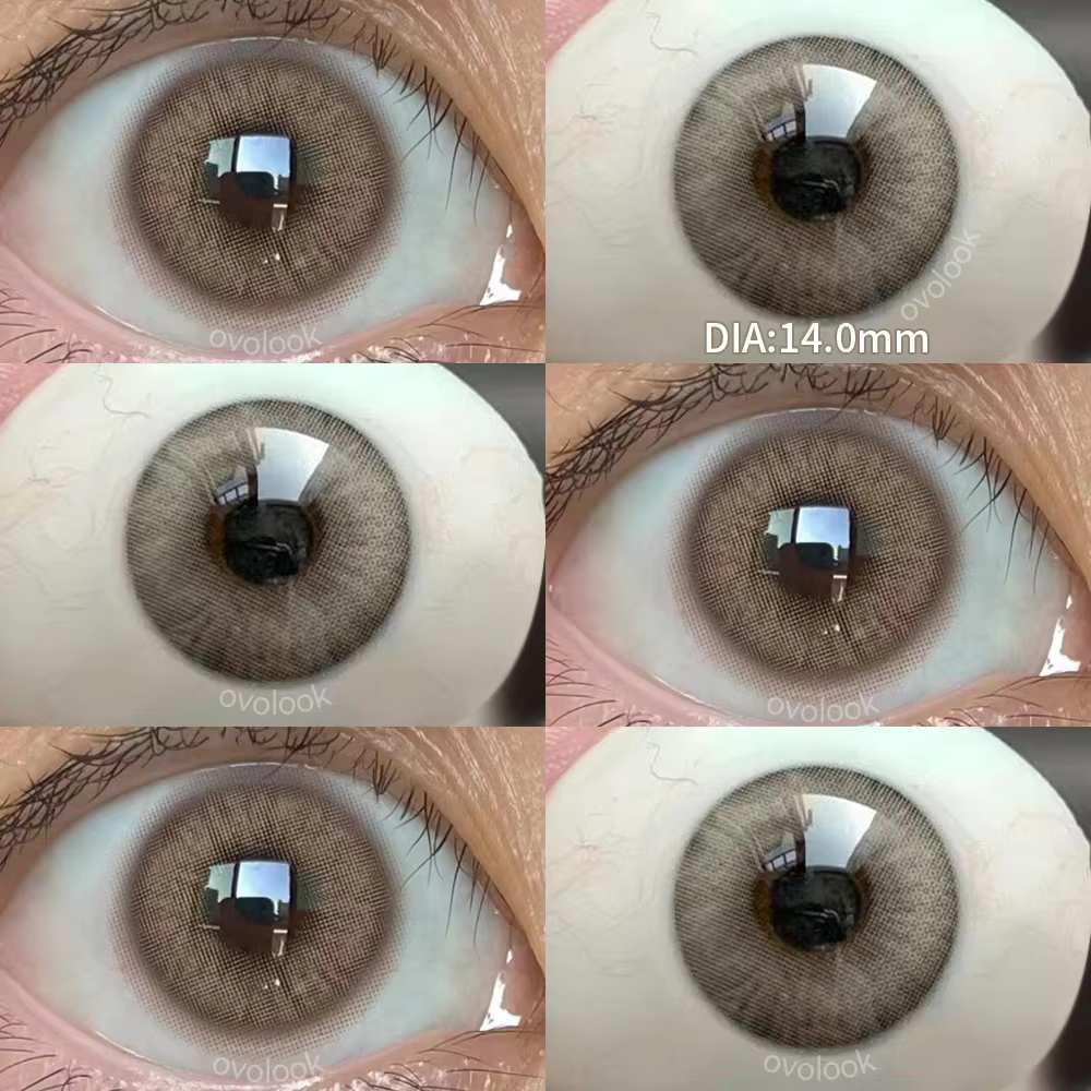 Lentilles de couleur pour les yeux rose