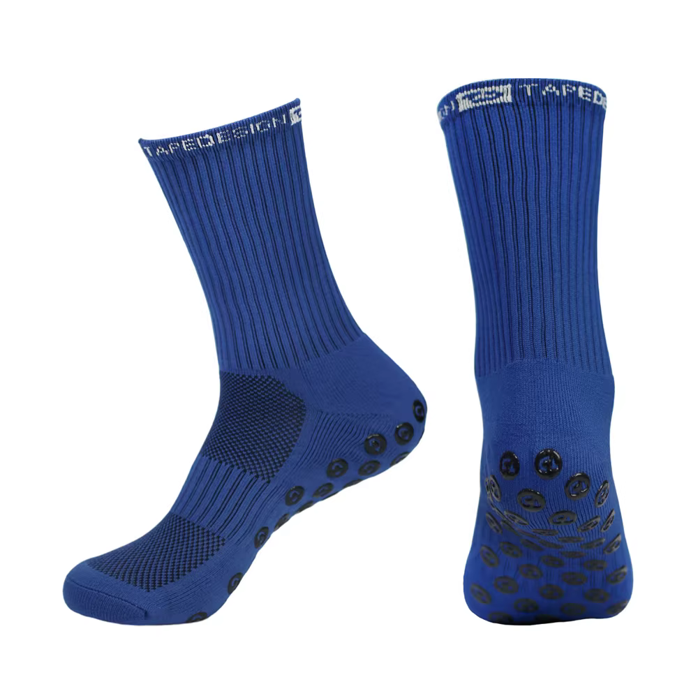 Nouvelles chaussettes de football pour hommes et femmes, chaussettes de sport antidérapantes avec semelle en silicone, chaussettes de sport de plein air, de course à pied, de cyclisme