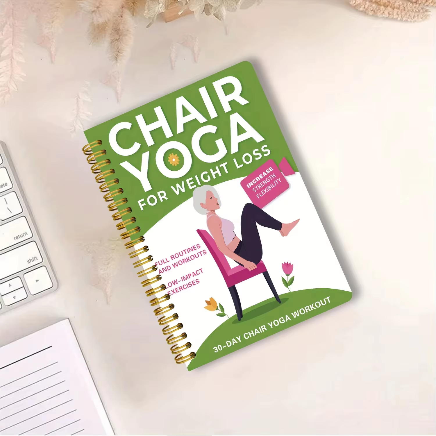 Chaise de yoga pour perdre du poids : une collection de 40+ exercices à faible impact pour les personnes âgées et les débutants pour perdre du poids pendant assis