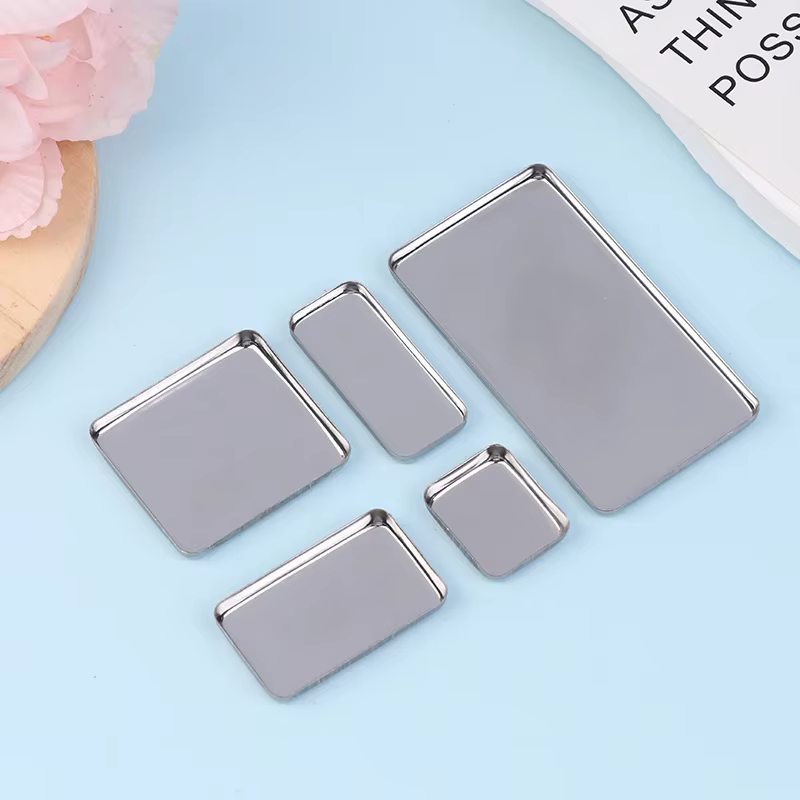 1/2/3/4/6 pièces poêles de fard à paupières vides Palettes de maquillage Palette carrée vide étuis en aluminium casseroles pour poudre