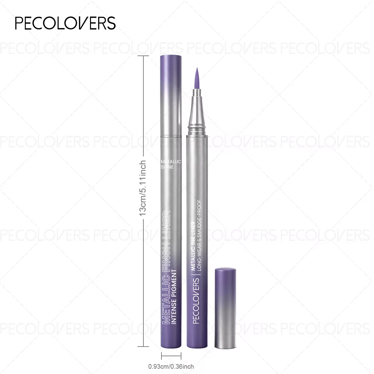 1PC Eyeliner nacré imperméable et anti-taches - Séchage rapide