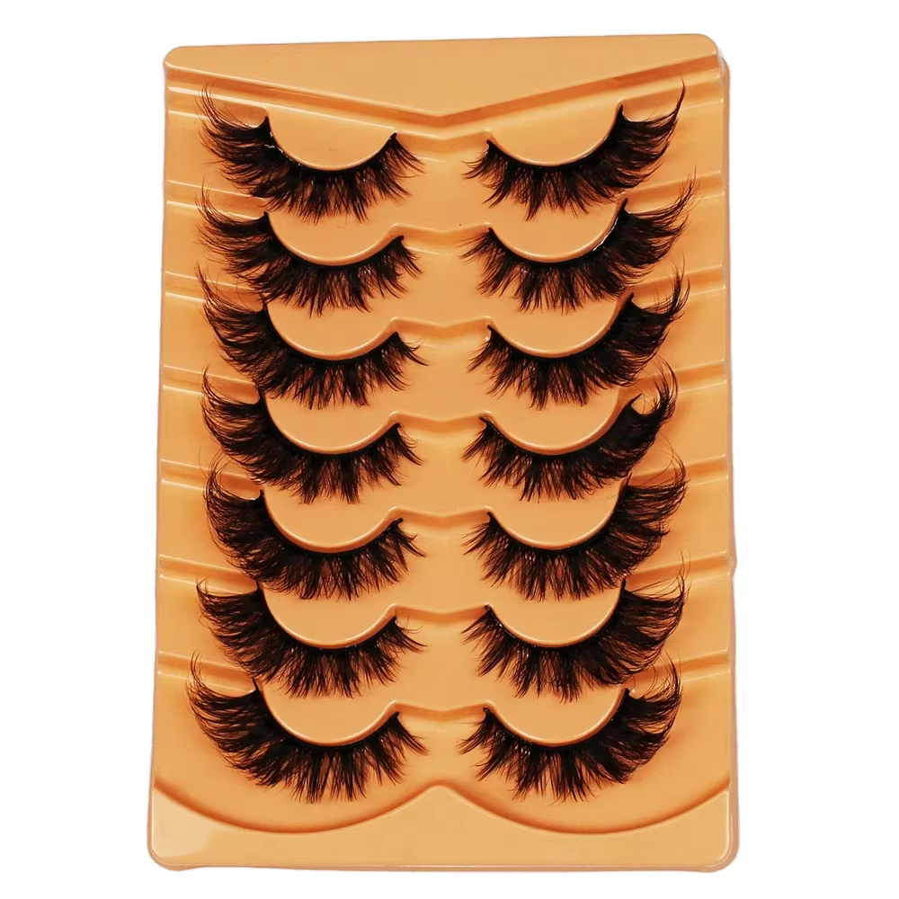Faux cils longs et moelleux pour l'allongement et l'amélioration des yeux