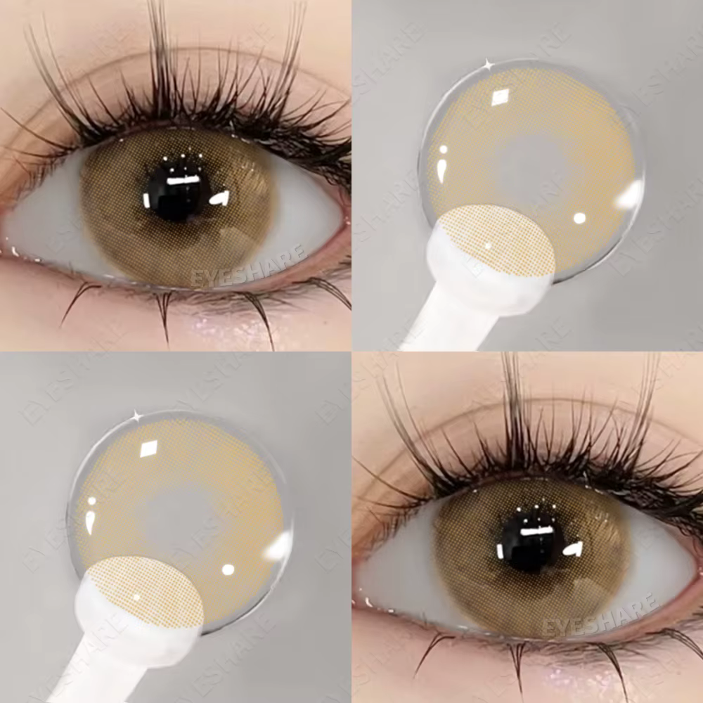 AMARA 0 ~-6.00 degrés 1 paire de lentilles de Contact colorées pour myopie pour les yeux