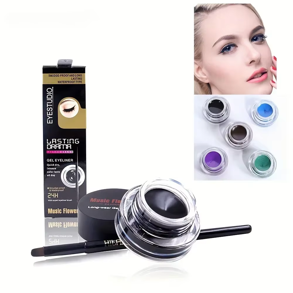Crème d'eye-liner à rendu de couleurs riche