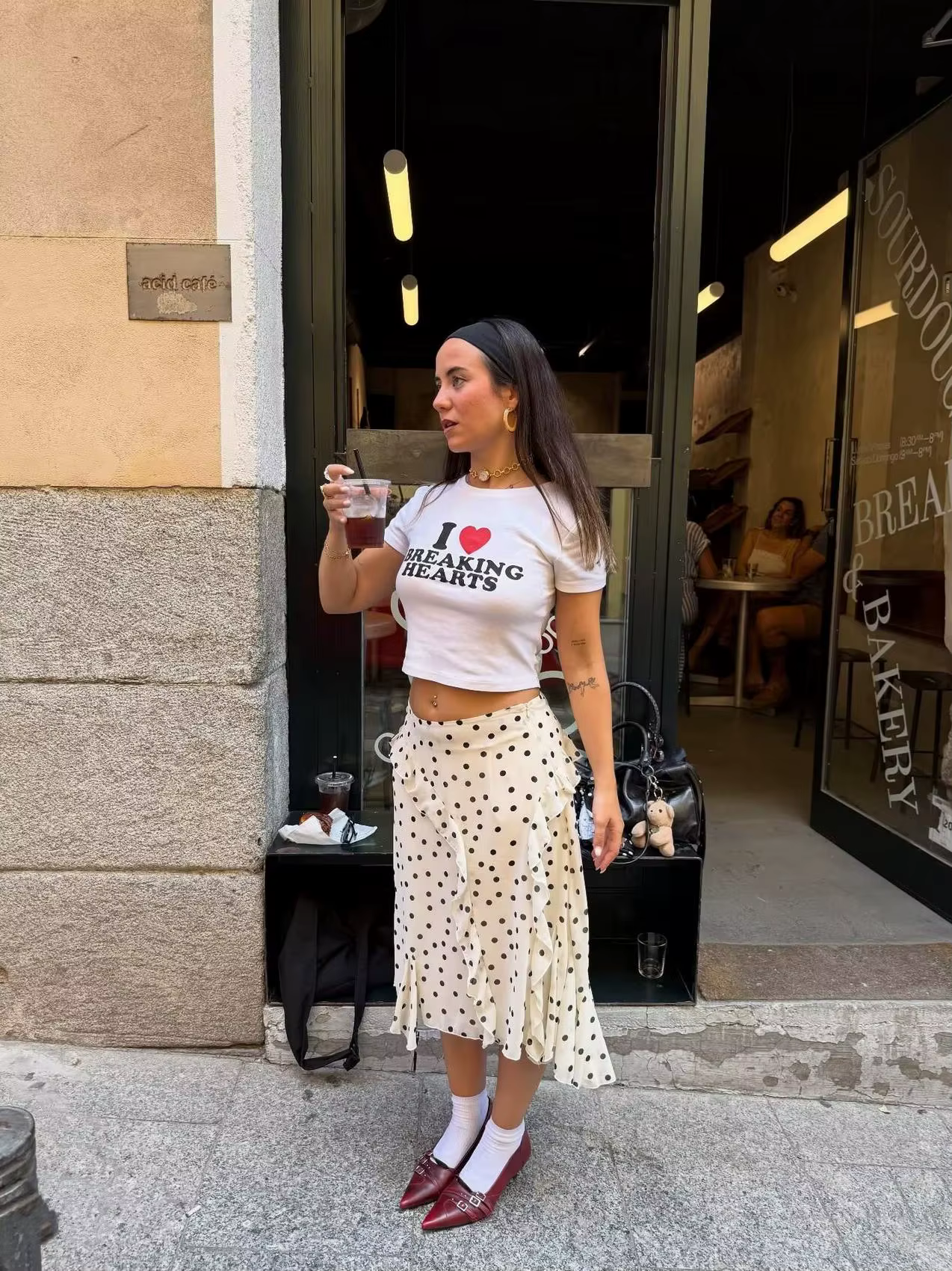 Jupes midi pour femmes, jupe en satin taille haute, jupe à pois, vêtements d'été 2026 pour femmes, jupe à volants, mode coréenne