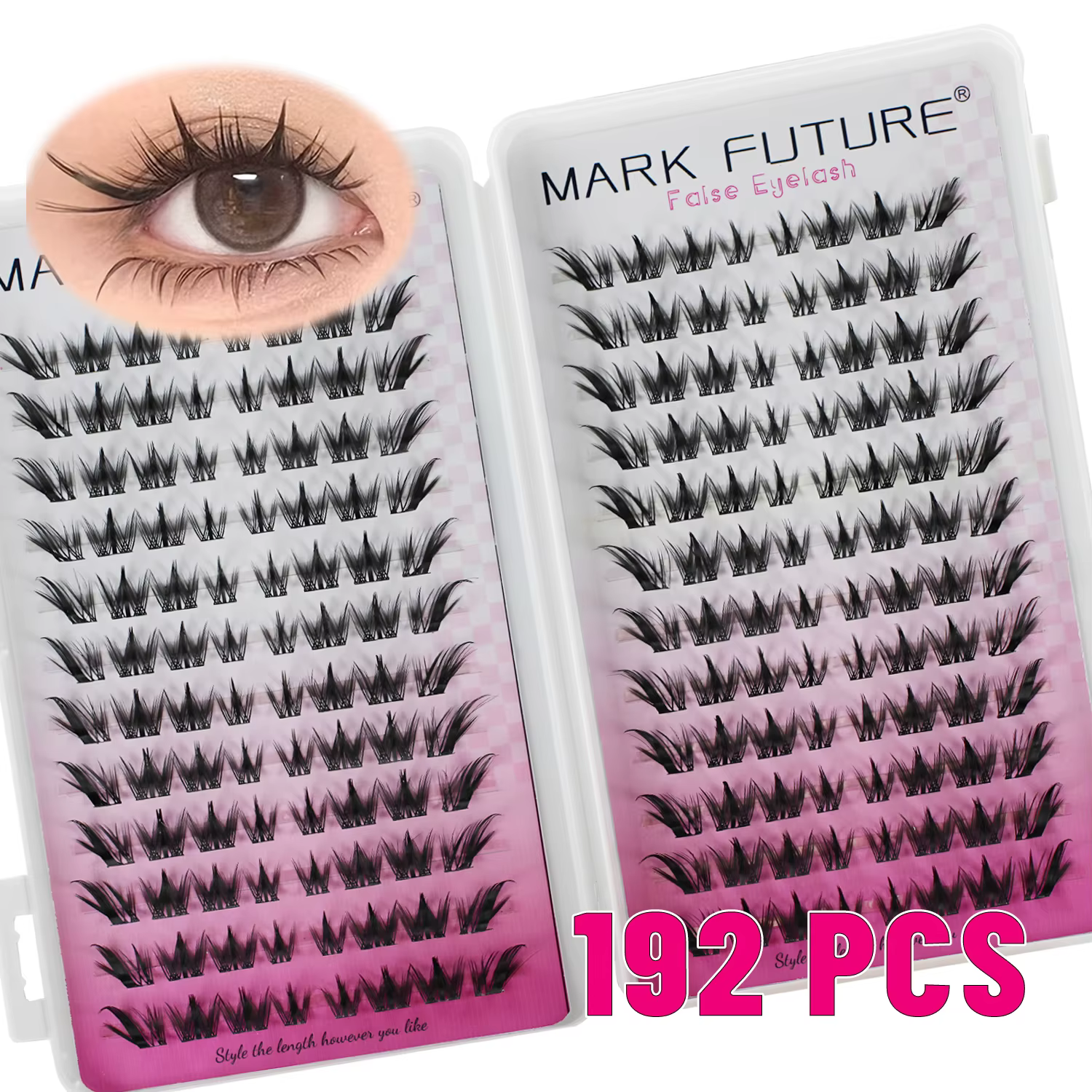 192 faux cils, grand volume