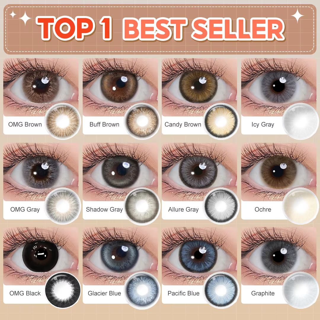 TOP 1 des ventes MAGISTER Lentilles de contact colorées Marron Buff
