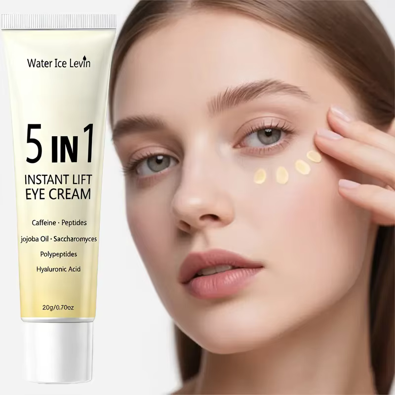 Crème pour les yeux à effet liftant instantané 5 en 1. Résultats en 2 minutes. Lisse les poches sous