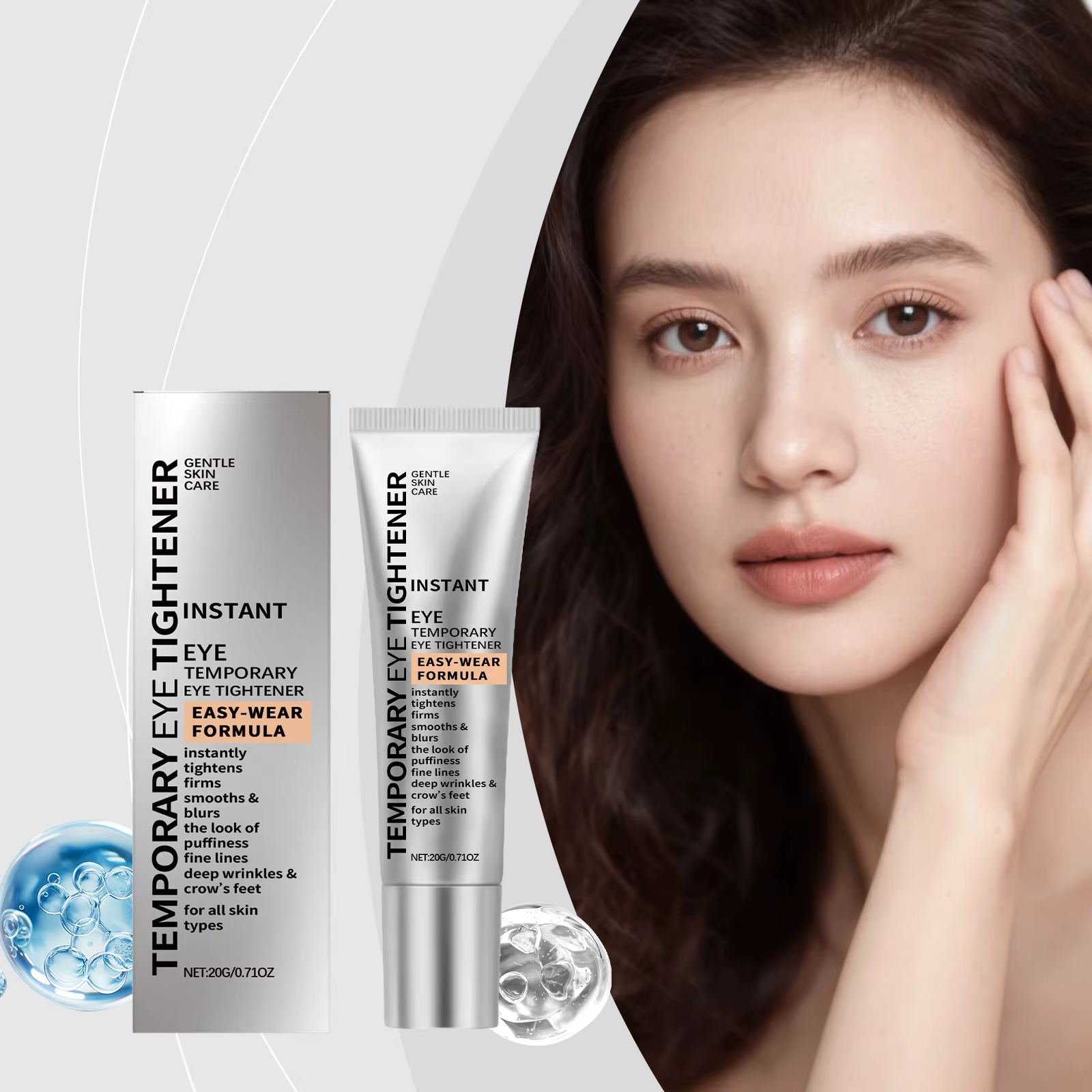 Crème raffermissante pour les yeux à la vitamine E