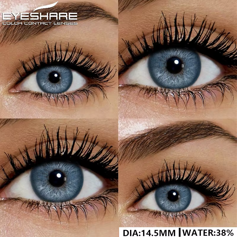 EYESHARE 1 paire de lentilles de Contact de couleur naturelle pour les yeux