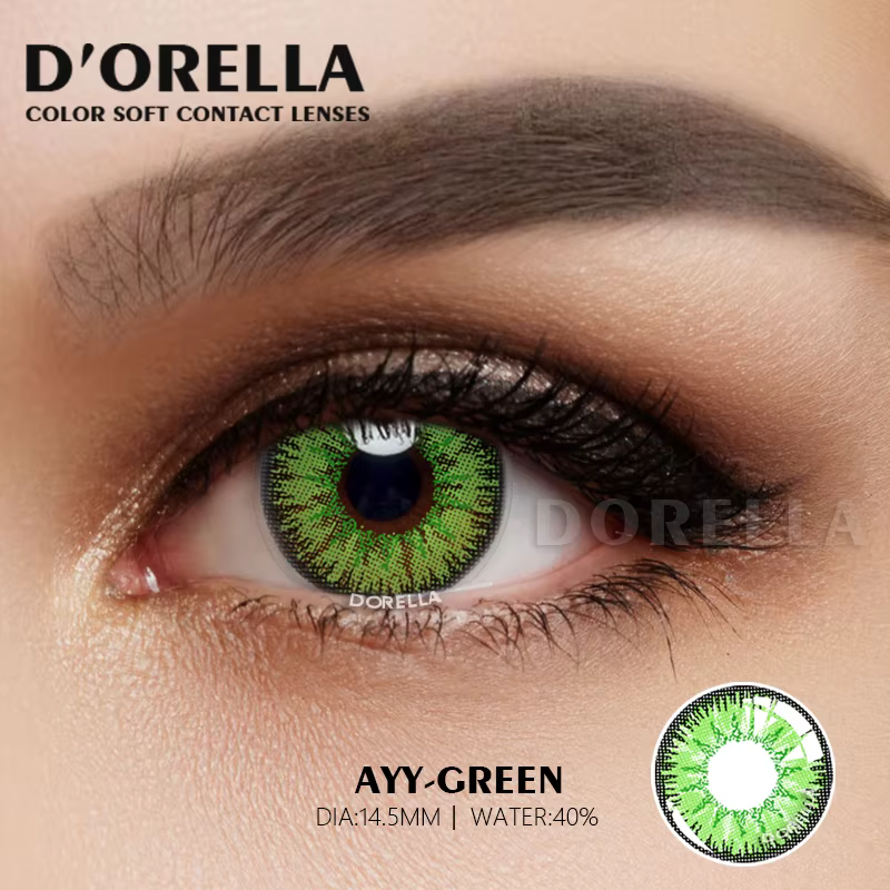 D'ORELLA-Lentilles de Contact Colorées pour les Yeux