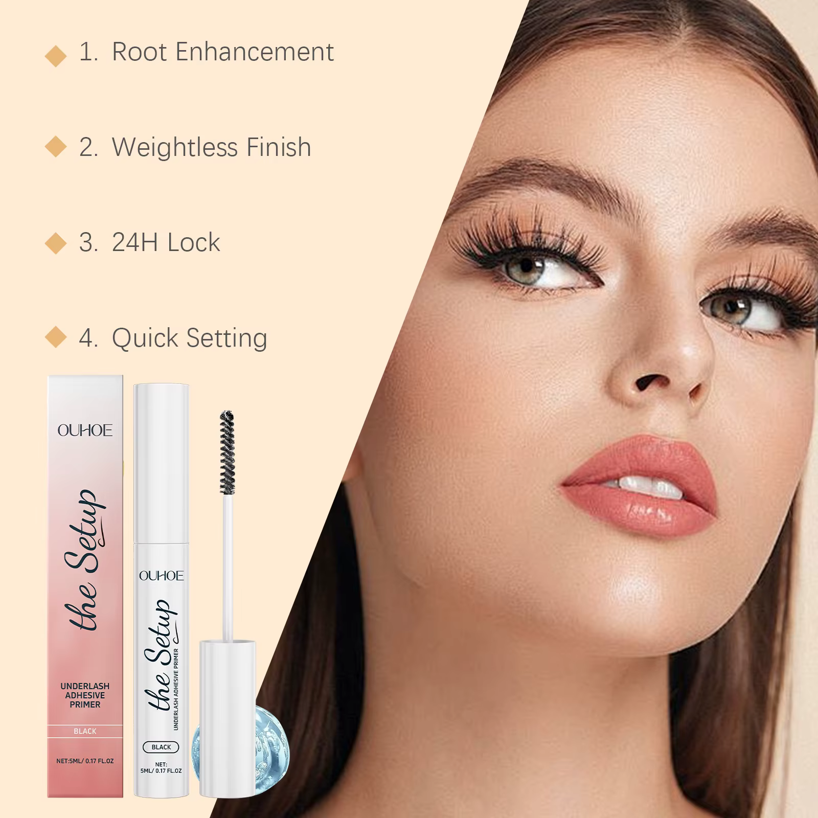 Base de mascara waterproof 5ml pour cils