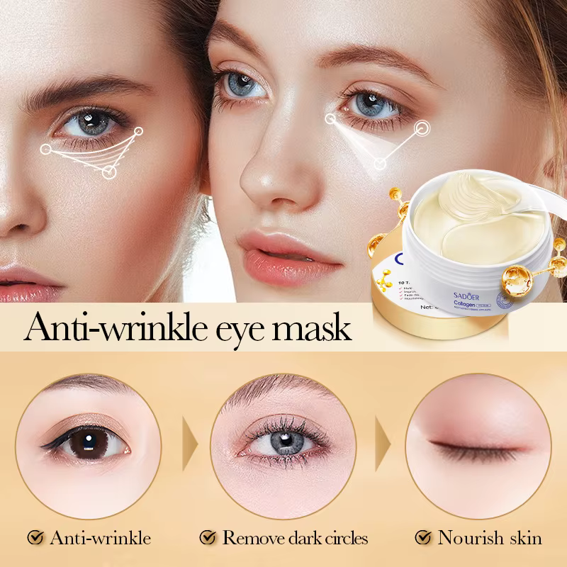 SADOER – masque pour les yeux au collagène cristal