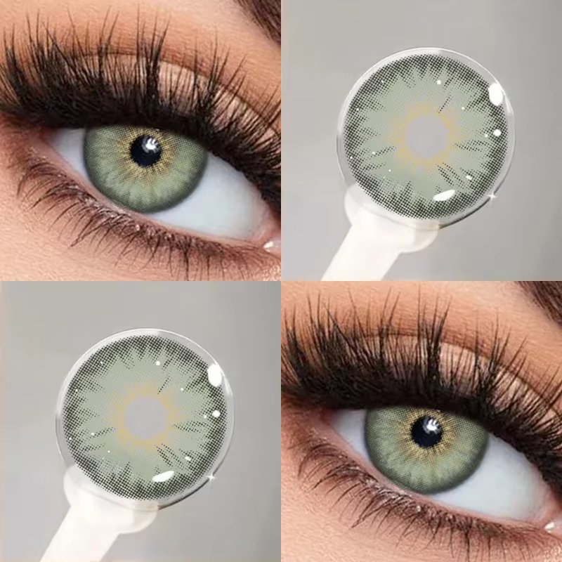 KSSEYE 1 paire de lentilles de Contact de couleur naturelle pour les yeux