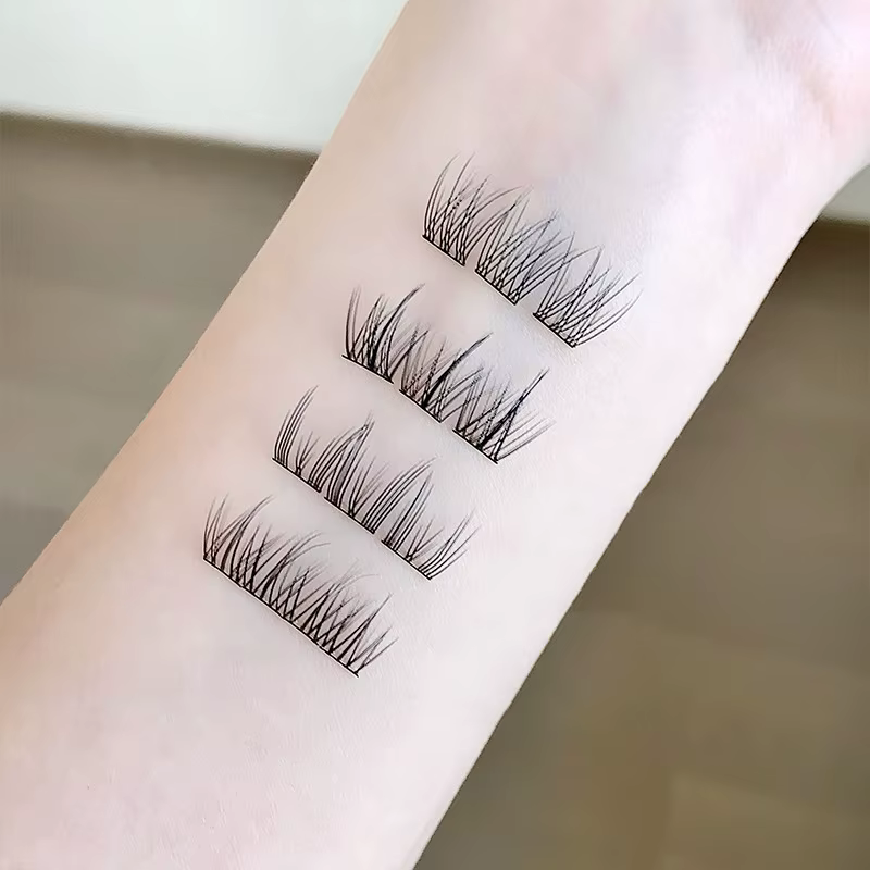 Faux-cils sans colle, Application facile en 3 étapes