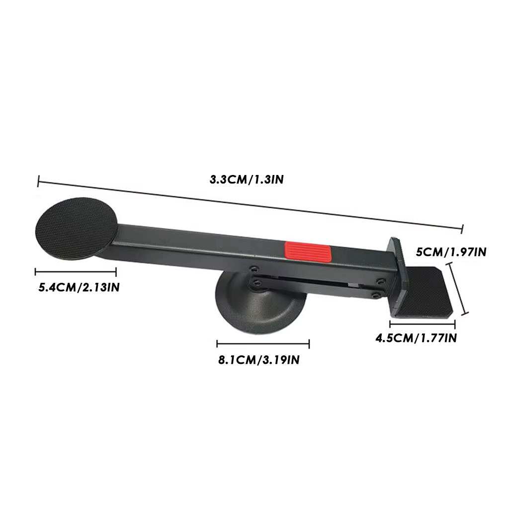 Lève-porte Pied de levage de porte 360 ° Aide à l'installation d'ascenseur de panneau de porte activé par levier de Rotation pour l'installation de porte de maison