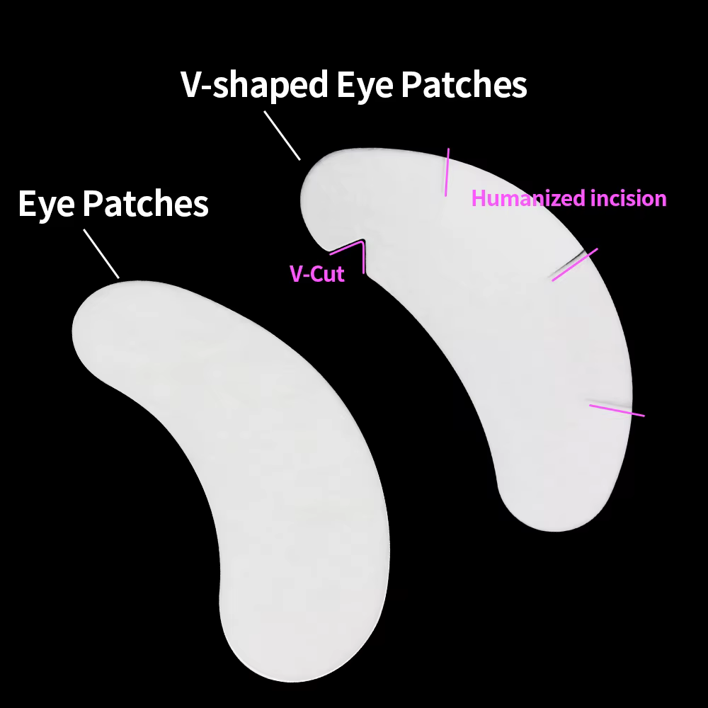 ANNAFRIS 50 paires de patchs en papier pour Extension de cils sous les coussinets pour les yeux tampon d'isolation