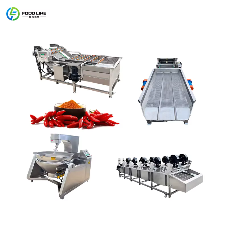 Machine de fabrication de sauces industrielle pour la production de sauce tomate et de sauce piquante