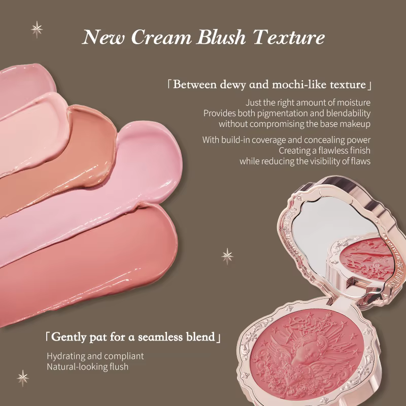 Flower Knows Little Angel Collection Blush crème pour joues couleur naturelle