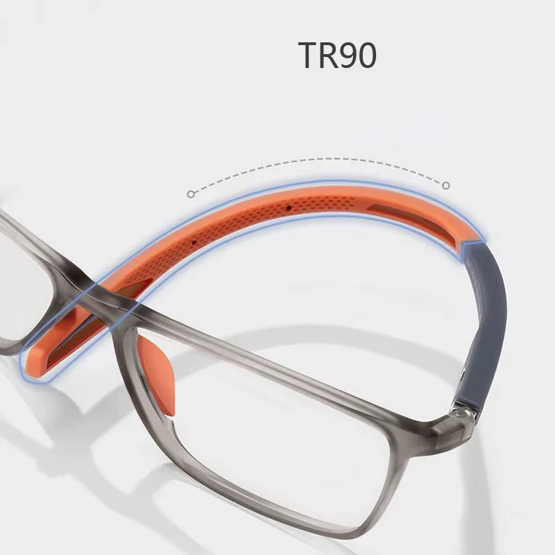 Lunettes de lecture anti-lumière bleue pour hommes et femmes, lunettes de sport ultralégères, lunettes de presbytie, lunettes optiques de vue de loin, dioptries à + 4.0, TR90