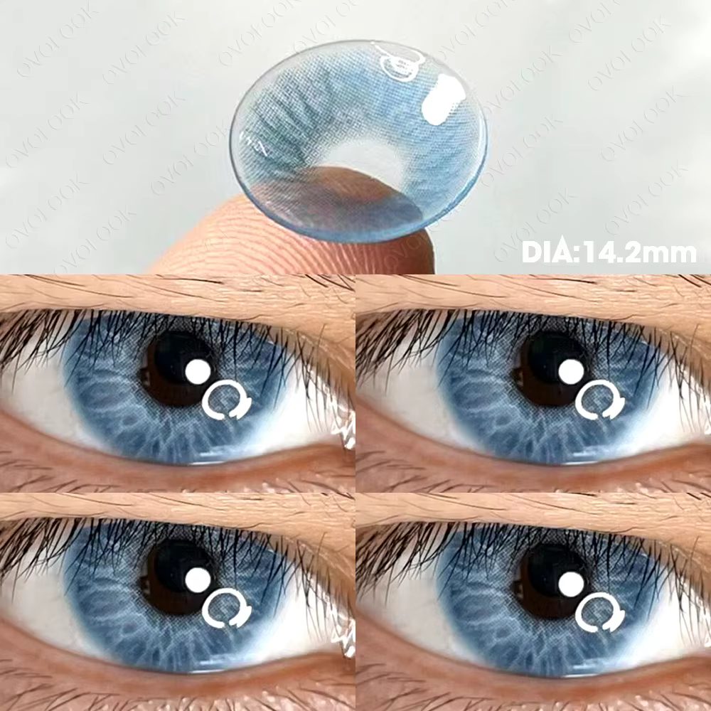 1 Paire (2pcs) Myopie Lentilles De Contact Pour Les Yeux Élèves contrevenants