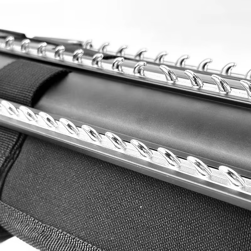 Bouclier de défense anti-émeute multifonctionnel en alliage d'aluminium pour attaque et défense intégrées, protection de bras de sécurité
