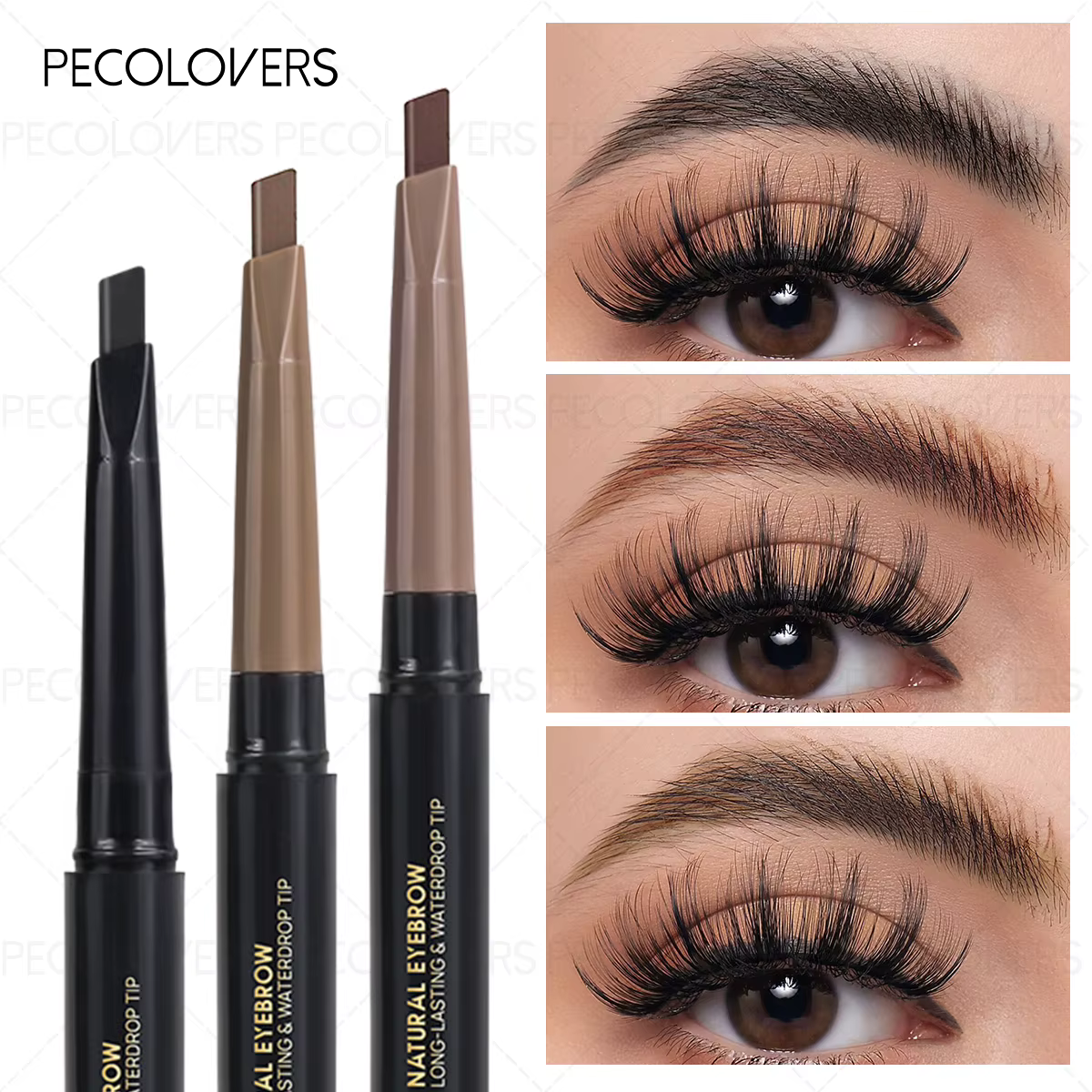 Crayon à sourcils marron lisse sans floraison