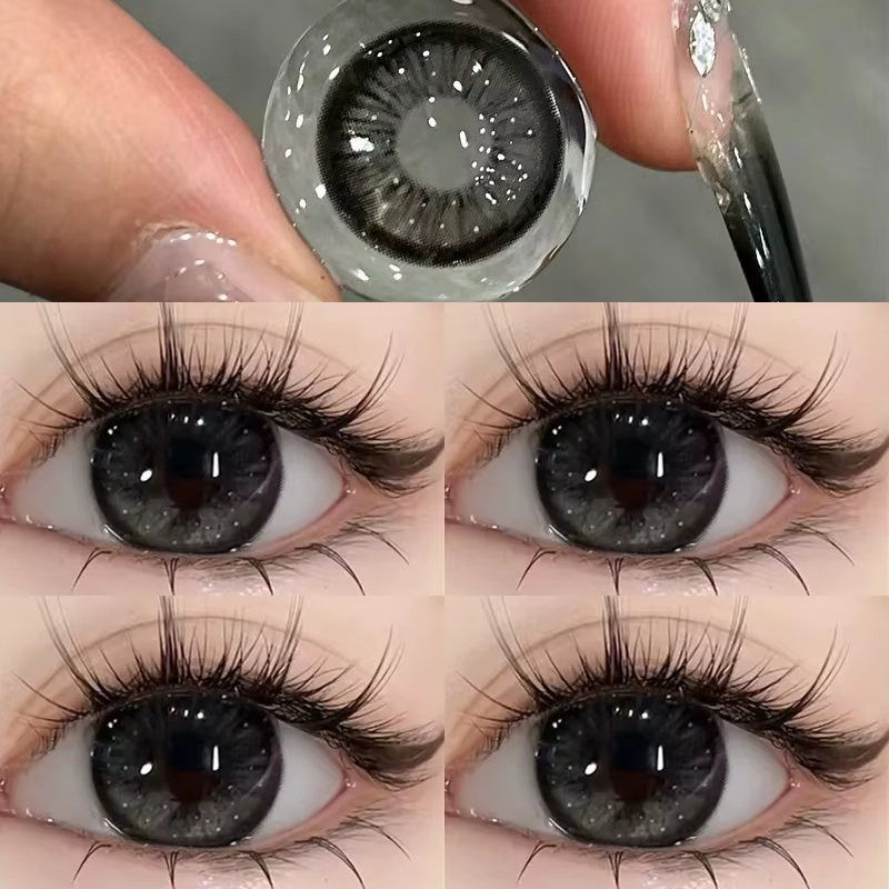 1 paire de lentilles de Contact de couleur pour les yeux