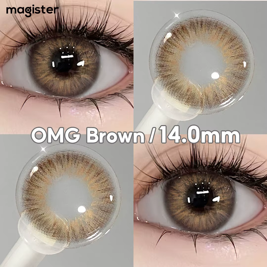 MAGISTER Lentilles de contact colorées pour grands yeux 14.0/14.5/16.0mm