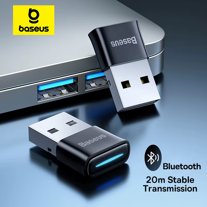 Bas192.- Adaptateur USB Bluetooth 5.1 sans fil, récepteur audio pour PC, haut-parleur, souris d'ordinateur portable, claviers, écouteurs, Win8, 10/11