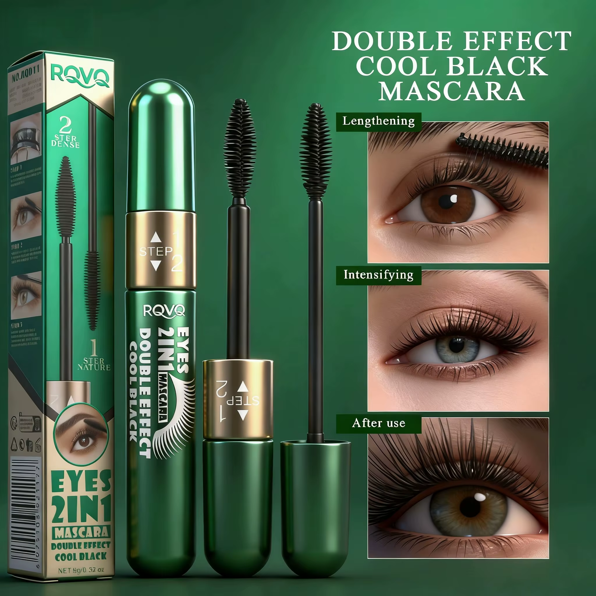 Mascara imperméable 2 en 1
