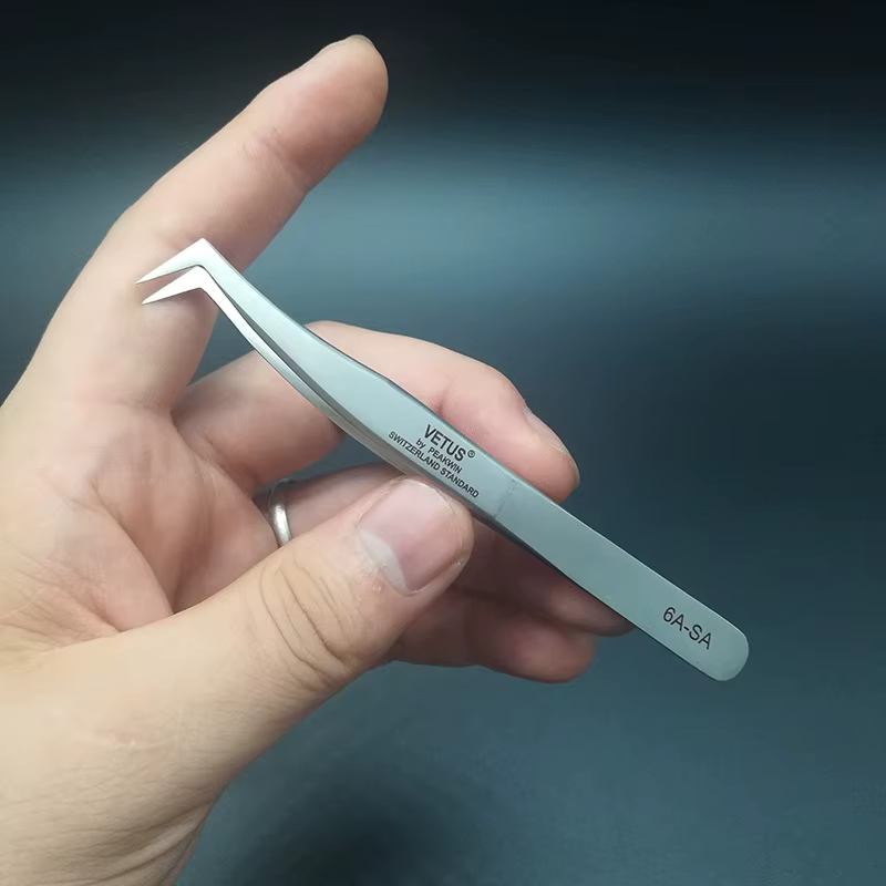 Vetus SA Series – pinces à cils en acier inoxydable pour extensions