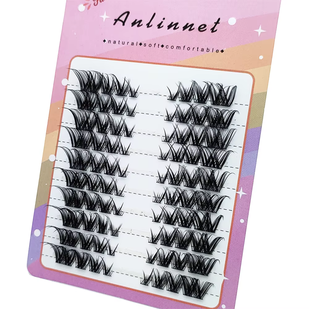 Fox faux cils 1 boîte de 80 faisceaux Mink extensions
